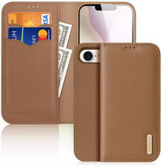 DUX DUCIS iPhone 16e Fodral med RFID-blockering - Brun