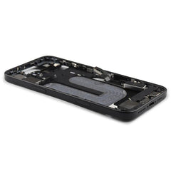 Middle Frame Assembly With Power And Volume Button Compatible for iPhone 16 Plus (EU Version) Black Pulled