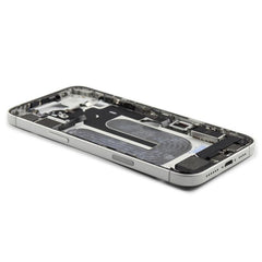 Middle Frame Assembly With Power And Volume Button Compatible for iPhone 16 Plus (EU Version) White Pulled B