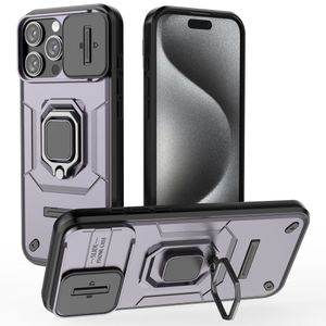 iPhone 16 Pro Max Skal med ring - Lila