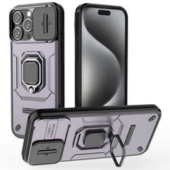 iPhone 16 Pro Max Skal med ring - Lila