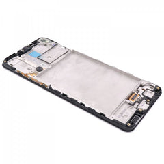 Display Assembly Complete with Housing Compatible for Samsung Galaxy A21s Black Service Pack