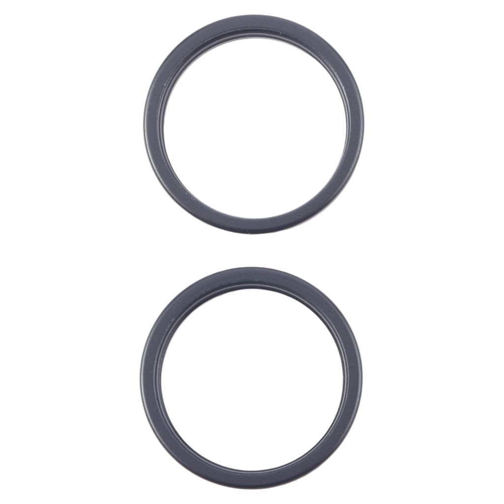 iPhone 16 Plus Bakre kameralins yttre skyddsring, 2-pack - Svart