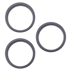 iPhone 16 Pro Max Bakre kameralins yttre skyddsring, 3-pack - Svart