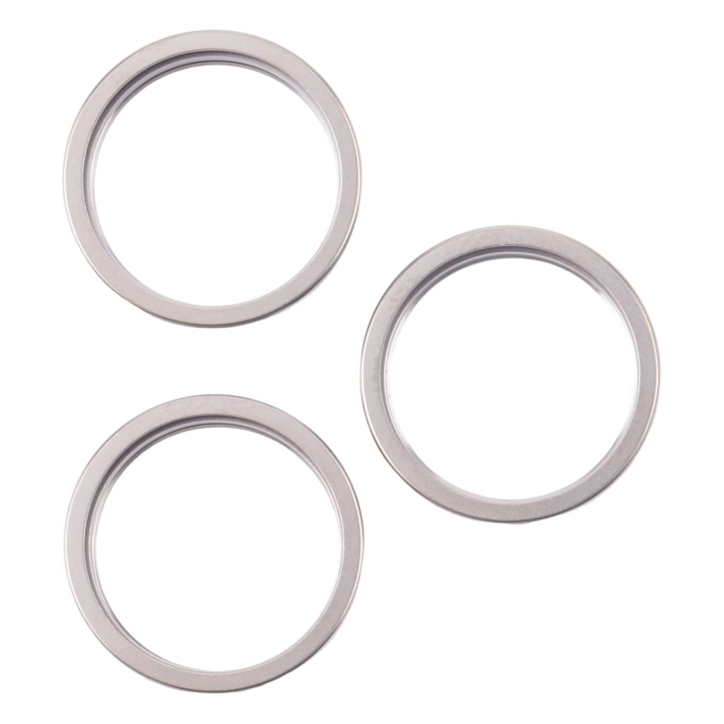 iPhone 16 Pro Max Bakre kameralins yttre skyddsring, 3-pack - Titanium
