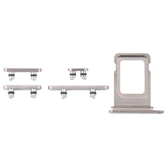 iPhone 16 Pro SIM-kortfack + SIM-kortfack + sidoknappar - Silver