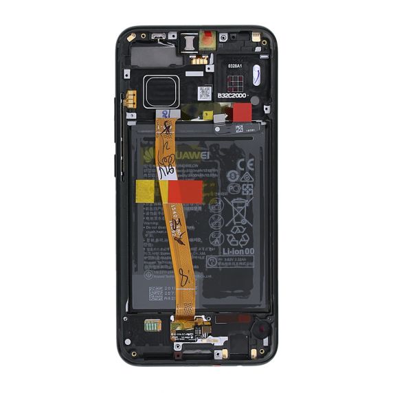Huawei Honor 10 Skärm med LCD Display med Batteri Original - Svart