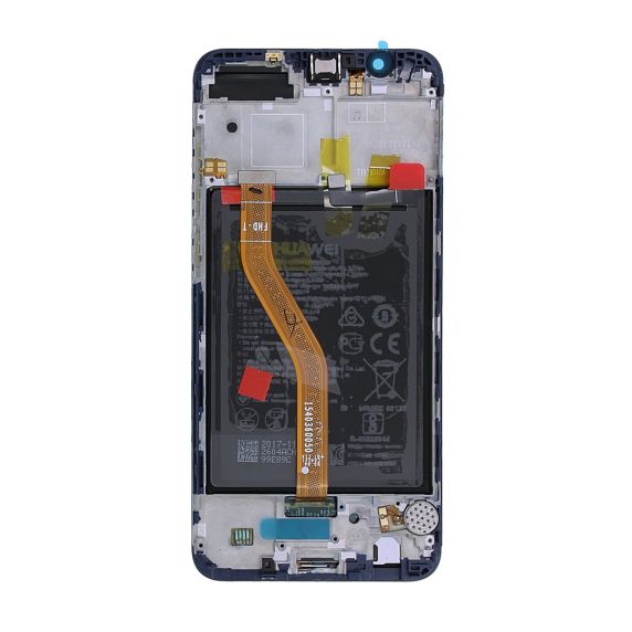 Huawei Honor View 10 Skärm med LCD Display med Batteri Original - Blå