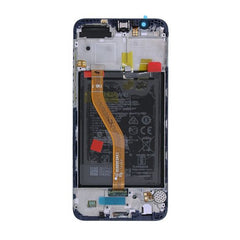 Huawei Honor View 10 Skärm med LCD Display med Batteri Original - Blå