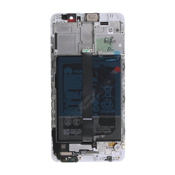 Huawei Mate 9 Skärm med LCD Display med Batteri Original - Silver