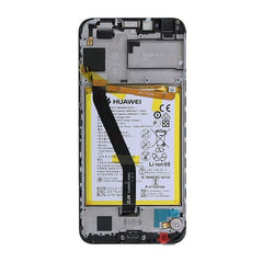 Huawei Y6 2018 Skärm med LCD Display med Battery Original - Svart