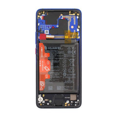 Huawei Mate 20 Pro Skärm med LCD Display med Batteri Original - Twilight