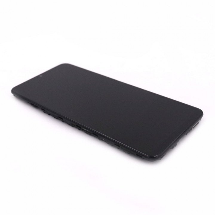 Display Complete with Housing Assembly Compatible for Samsung Galaxy A12 (A125F) Black Service Pack
