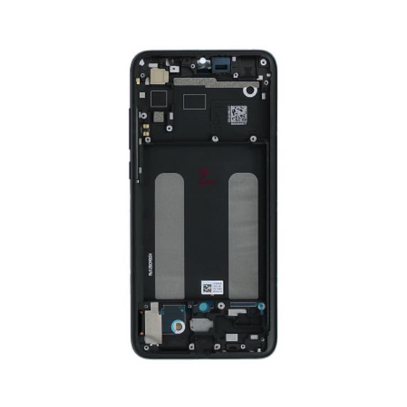 Xiaomi Mi 9 Lite (2019) Skärm/Display + Ram (Service Paket) - Tarnish Svart