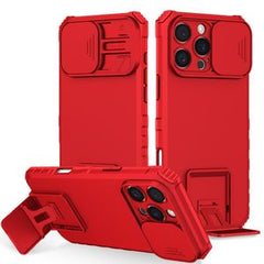 iPhone 16 Pro Skal med kameraskydd - Röd