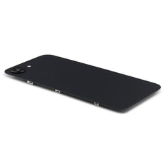 Back Cover incl. Camera lens, Flash Light and Wireless Charging For iPhone 16e Black Pulled