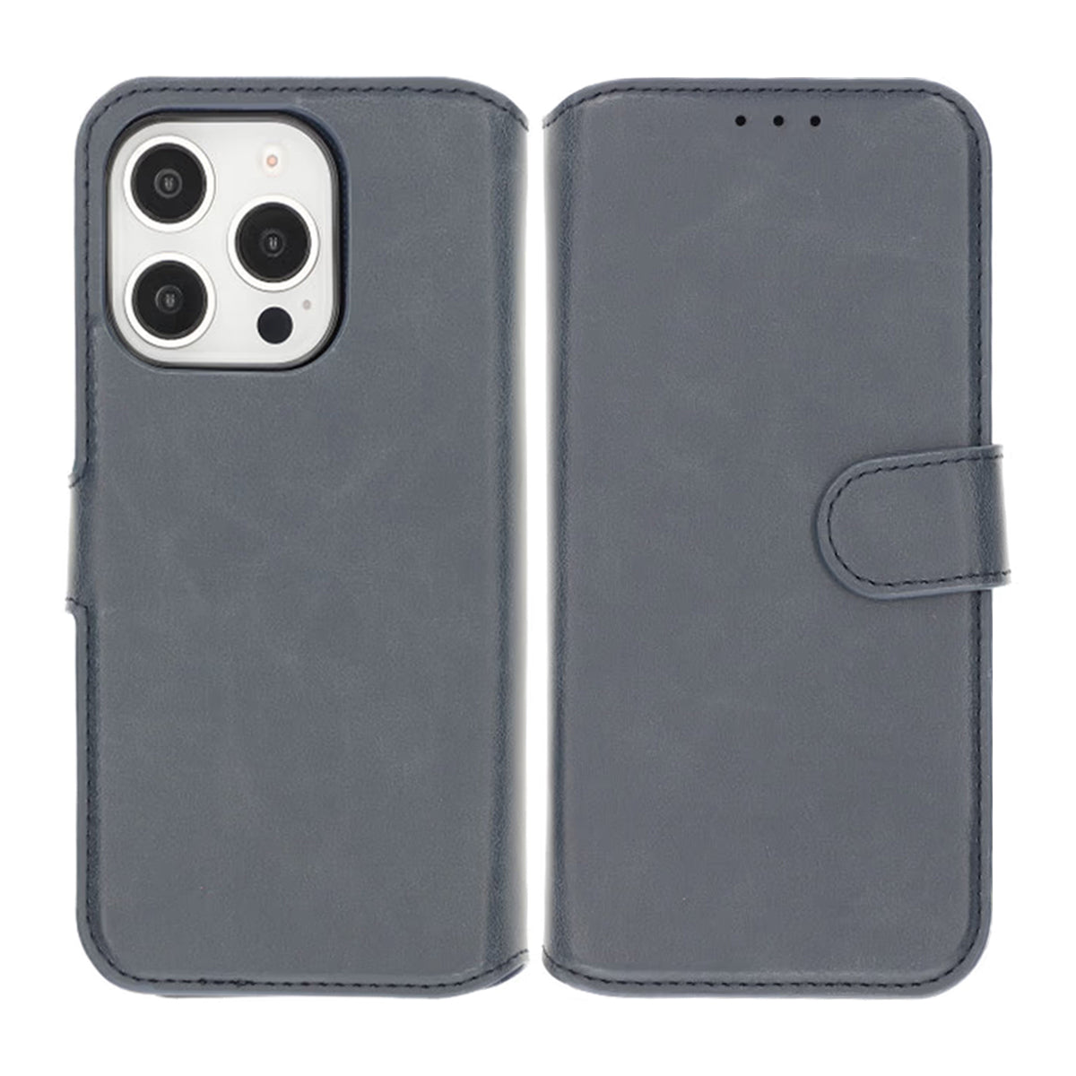iPhone 16 Pro Max Plånboksfodral Magnet Rvelon - Blå