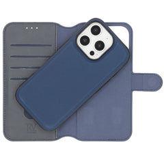 iPhone 16 Pro Max Plånboksfodral Magnet Rvelon - Blå
