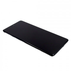 Display Assembly Complete with Housing Compatible for Samsung Galaxy A71 (A715F) Black Service Pack