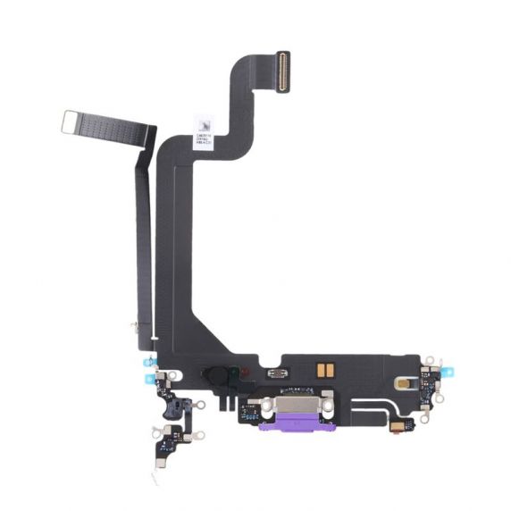 iPhone 14 Pro Laddkontakt med Flexkabel Original - Lila