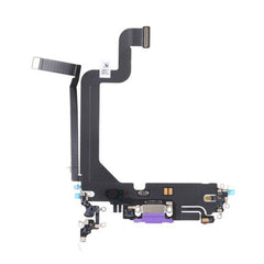iPhone 14 Pro Laddkontakt med Flexkabel Original - Lila