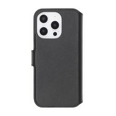 iPhone 16 Pro Max Plånboksfodral Äkta Läder Rvelon - Svart