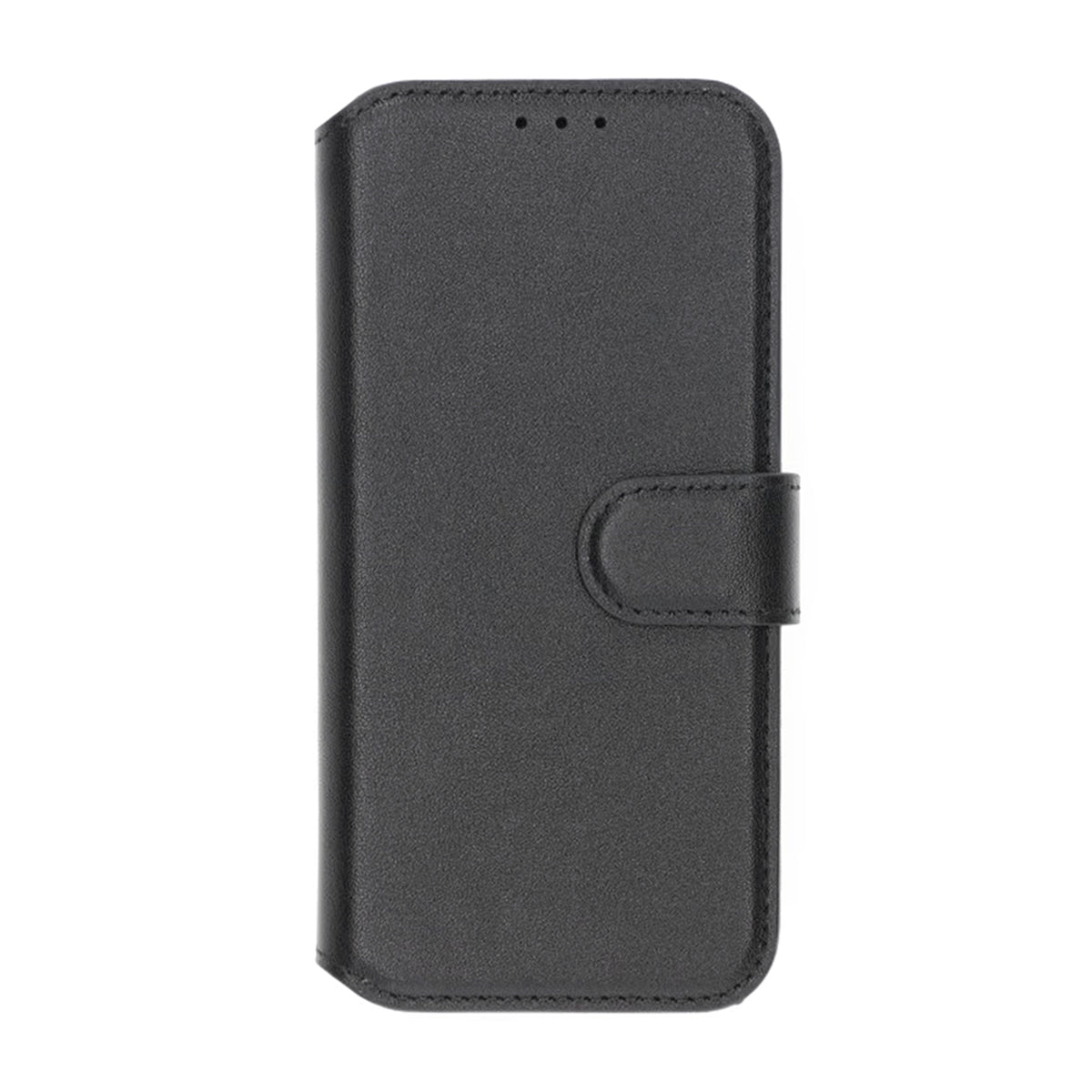 iPhone 16 Pro Max Plånboksfodral Äkta Läder Rvelon - Svart