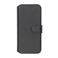 iPhone 16 Pro Max Plånboksfodral Äkta Läder Rvelon - Svart