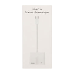 USB-C till Ethernet + USB C