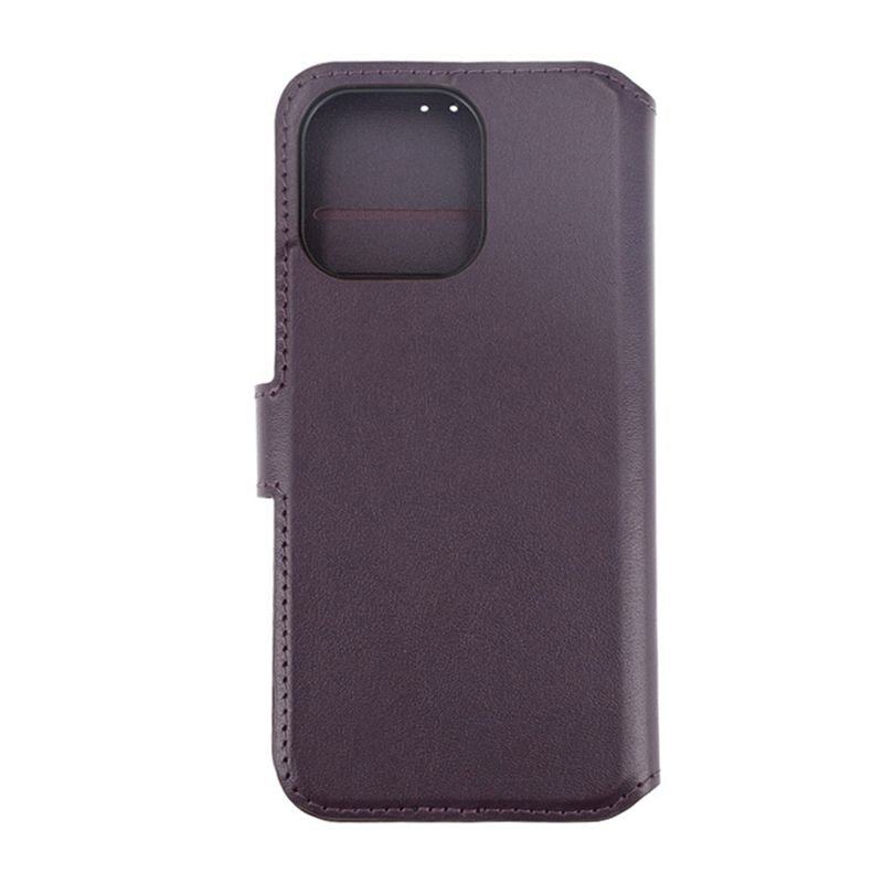 iPhone 15 Pro Max Plånboksfodral Läder Rvelon - Lila