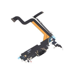 iPhone 14 Pro Max Laddkontakt med Flexkabel Original - Svart