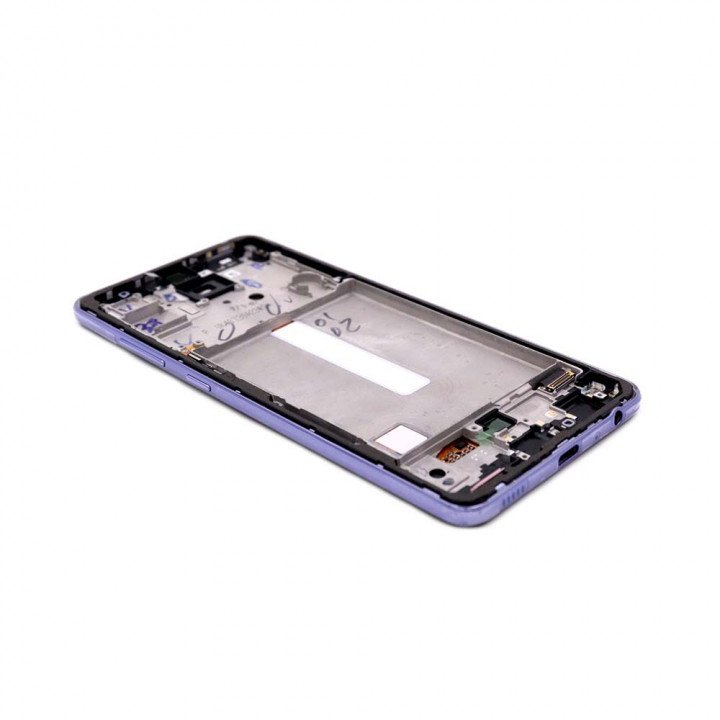 Display Assembly Complete with Housing Compatible for Samsung Galaxy A52 5G Purple Service Pack