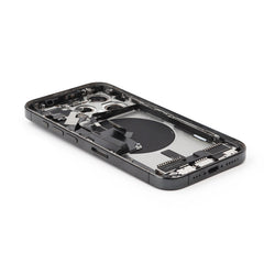 Rear Housing with small parts For iPhone 15 Pro (EU Version) Black Titanium Pulled C