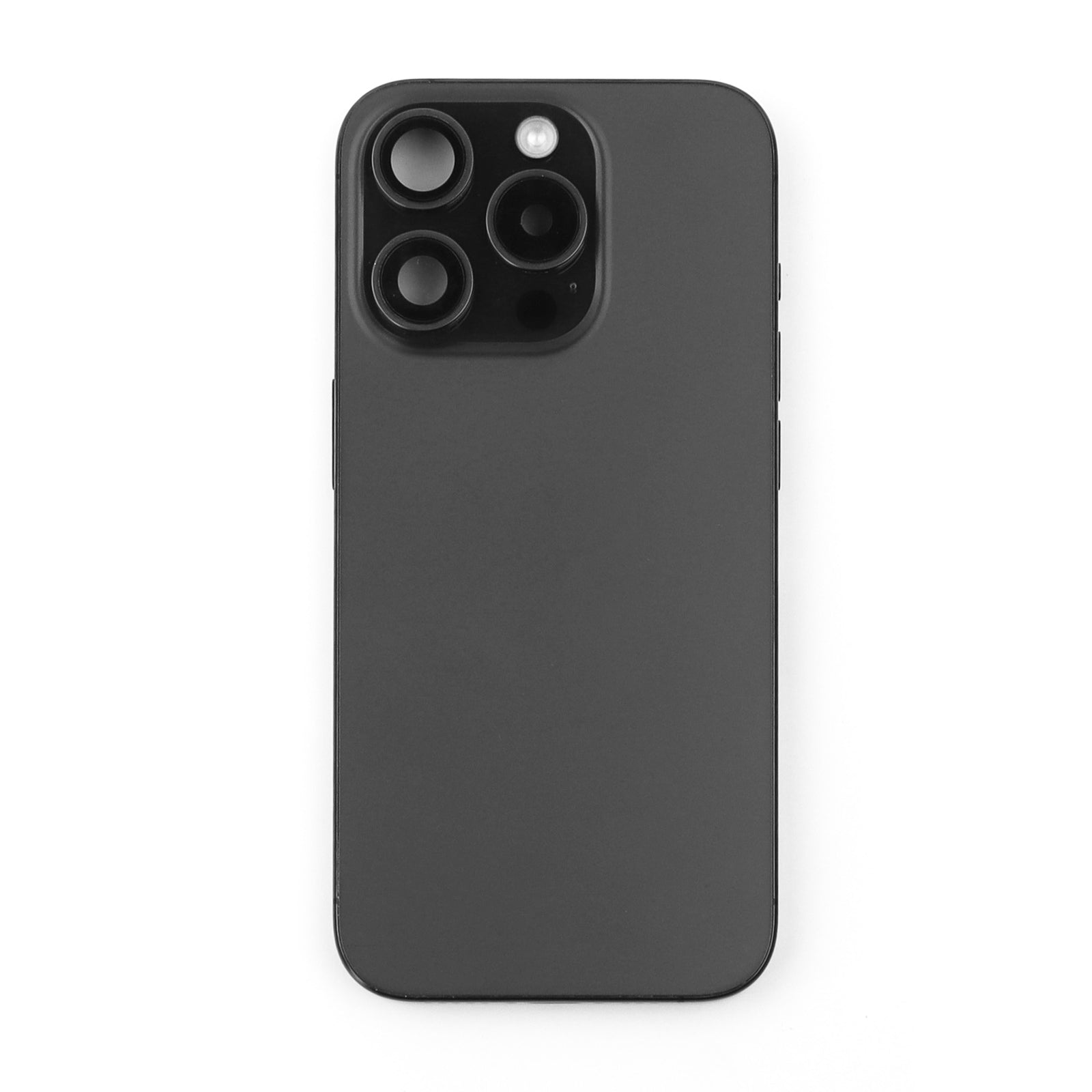 Rear Housing with small parts For iPhone 15 Pro (EU Version) Black Titanium Pulled C