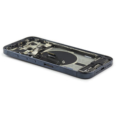 Rear Housing with small parts For iPhone 15 Pro (EU Version) Blue Titanium Pulled