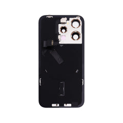Back Cover incl. Camera lens, Flash Light and Wireless Charging For iPhone 15 Pro White Titanium Pulled C