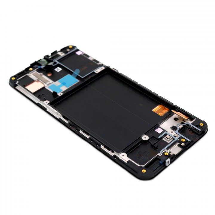 Display Assembly Complete with Housing Compatible for Samsung Galaxy A40 (A405F) Black Service Pack