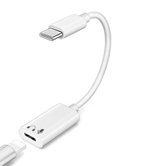 USB C Till lightning Hörlursadapter