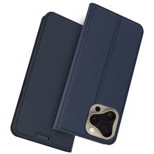 iPhone 16 Pro Max Fodral med Kortplats och Stativ - Blå