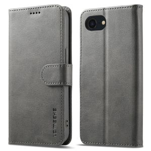 LC.IMEEKE iPhone 16e Fodral med Plånbok - Grå