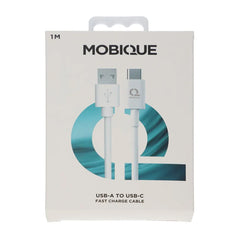 USB A till USB C Laddare 18W 1 Meter - Vit
