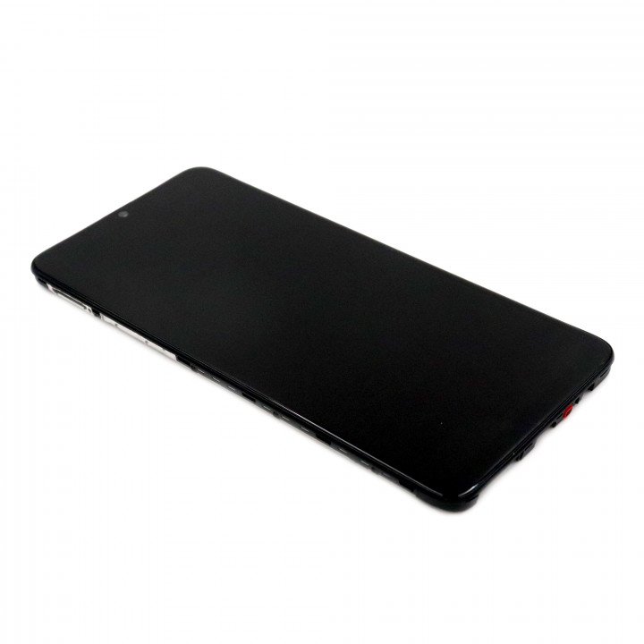 Display assembly Complete with Housing Compatible for Samsung Galaxy A20s (A207F) Black Service Pack