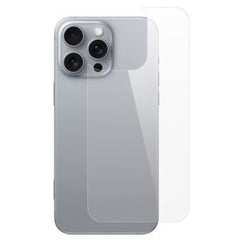 iPhone 16 Pro ryggskydd med 0,3 mm bågkant - genomskinlig