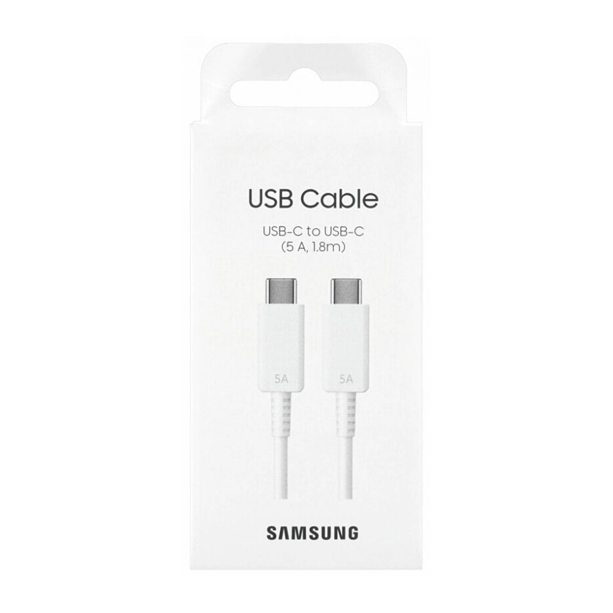 Samsung USB-C till USB-C 100W 5A 1,8m - Vit