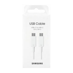 Samsung USB-C till USB-C 100W 5A 1,8m - Vit