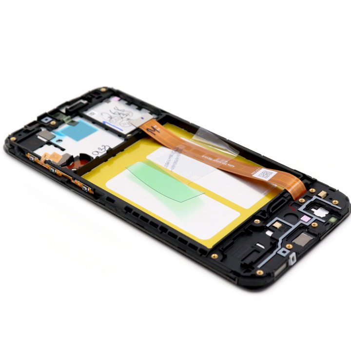 Display Assembly Complete with Housing Compatible for Samsung Galaxy A20e (A202F) Black Service Pack