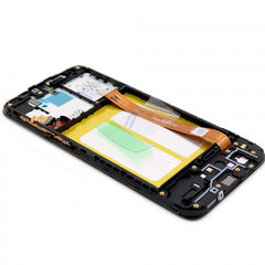 Display Assembly Complete with Housing Compatible for Samsung Galaxy A20e (A202F) Black Service Pack