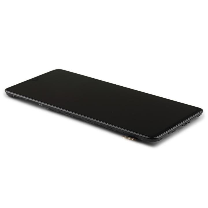 Display Assembly Complete with Housing Compatible for Samsung Galaxy A41 (SM-A415F) Black Refurbished