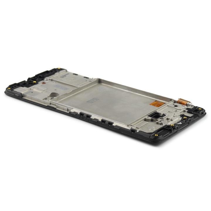 Display Assembly Complete with Housing Compatible for Samsung Galaxy A41 (SM-A415F) Black Refurbished