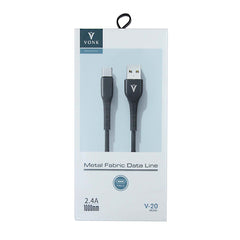 Vonk V-20 USB-C Kabel 1 Meter - Röd